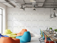 Speckled plaster tone settles over a Office area Industrial White wallpaper GD10866