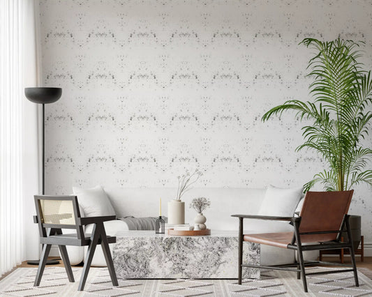 Industrial Distressed White Plaster Wallpaper Wallpaper⁠