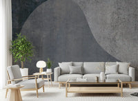 Slate Arches Abstract Industrial Wall Mural