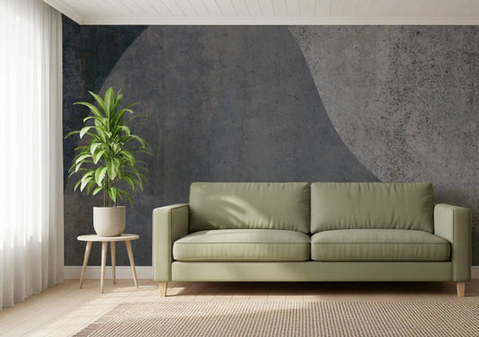 Slate Arches Abstract Industrial Wall Mural