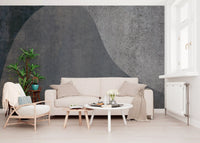 Slate Arches Abstract Industrial Wall Mural