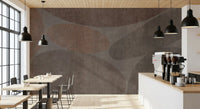 Earthy Abstract Stone Shapes Textured Wall Mural