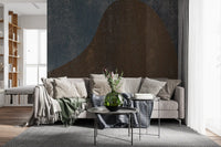 Rustic Dune Abstract Slate Wallpaper Wall Mural