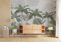 Vintage Tropical Botanical Wall Mural
