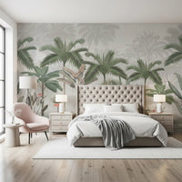 Vintage Tropical Botanical Wall Mural