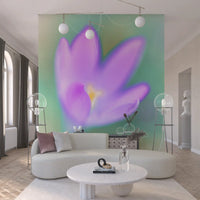 Ethereal Lavender Bloom Wall Mural