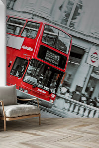 London Calling Oxford Circus Double Decker Wall Mural
