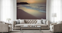 Golden Hour Coastline Wall Mural