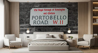 West London Borough Brick Wall Wall Mural
