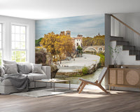 Rome Historic Riverbanks Wall Mural
