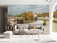 Rome Historic Riverbanks Wall Mural