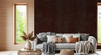 Deep Crimson and Dark Charcoal Grunge Texture Wall Mural
