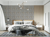 Textured Woodland Birch Leaves Wallpaper⁠