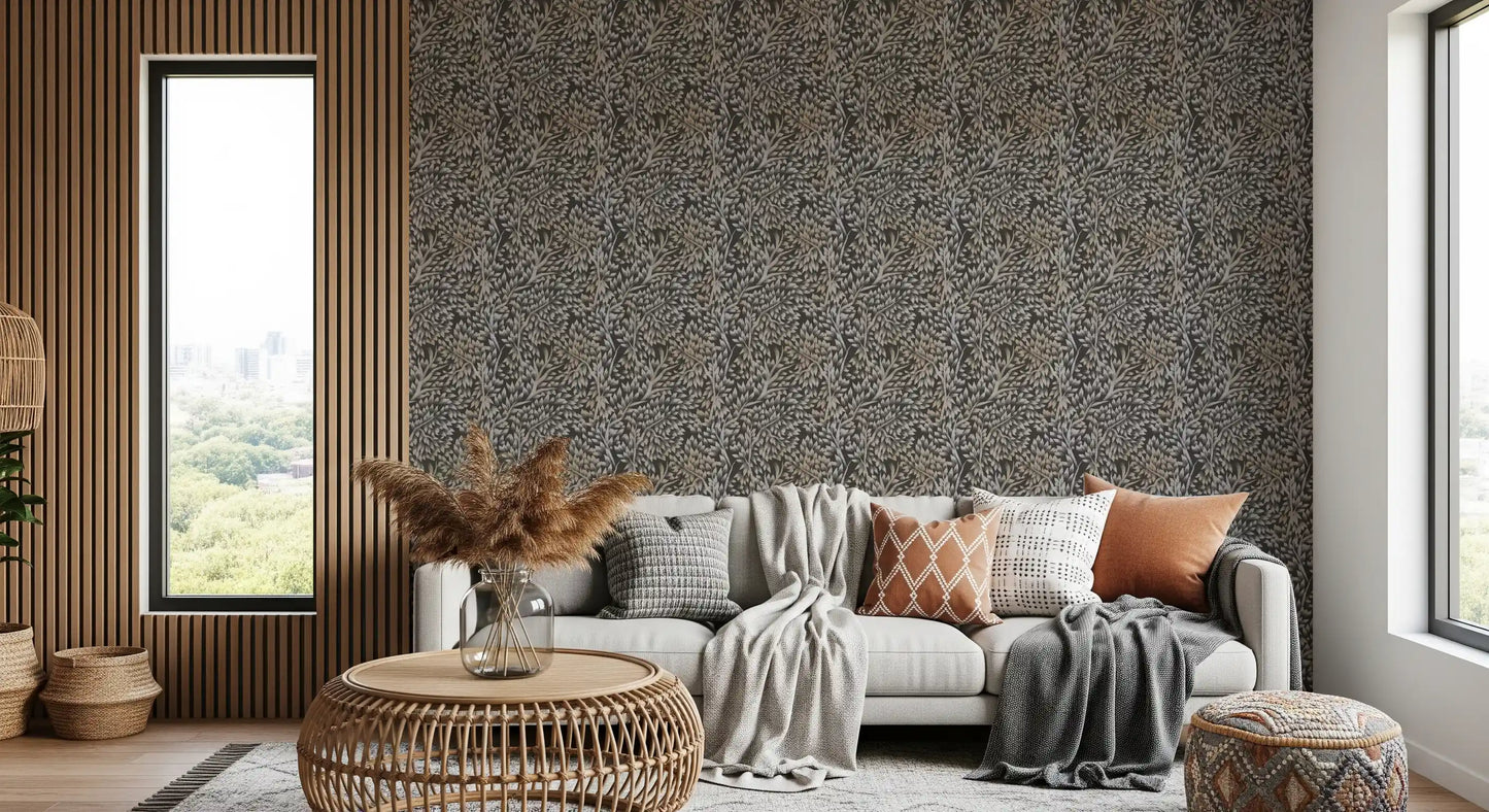 Classical Woodland Foliage Wallpaper⁠