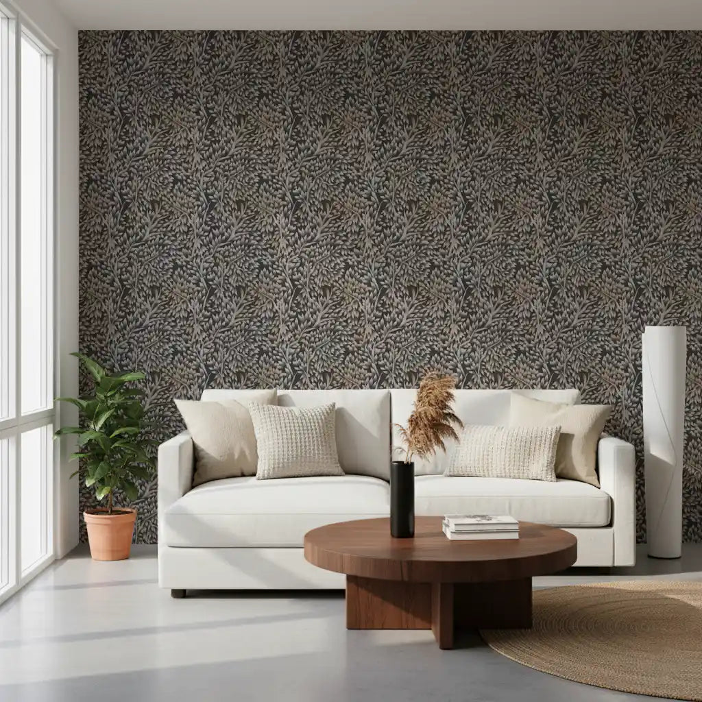 Classical Woodland Foliage Wallpaper⁠