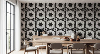Interlocking Monochromatic Geometry Wallpaper⁠