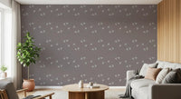 Scandi Minimalist Triangles in Soft Mauve Wallpaper⁠