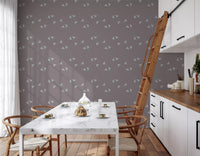 Scandi Minimalist Triangles in Soft Mauve Wallpaper⁠