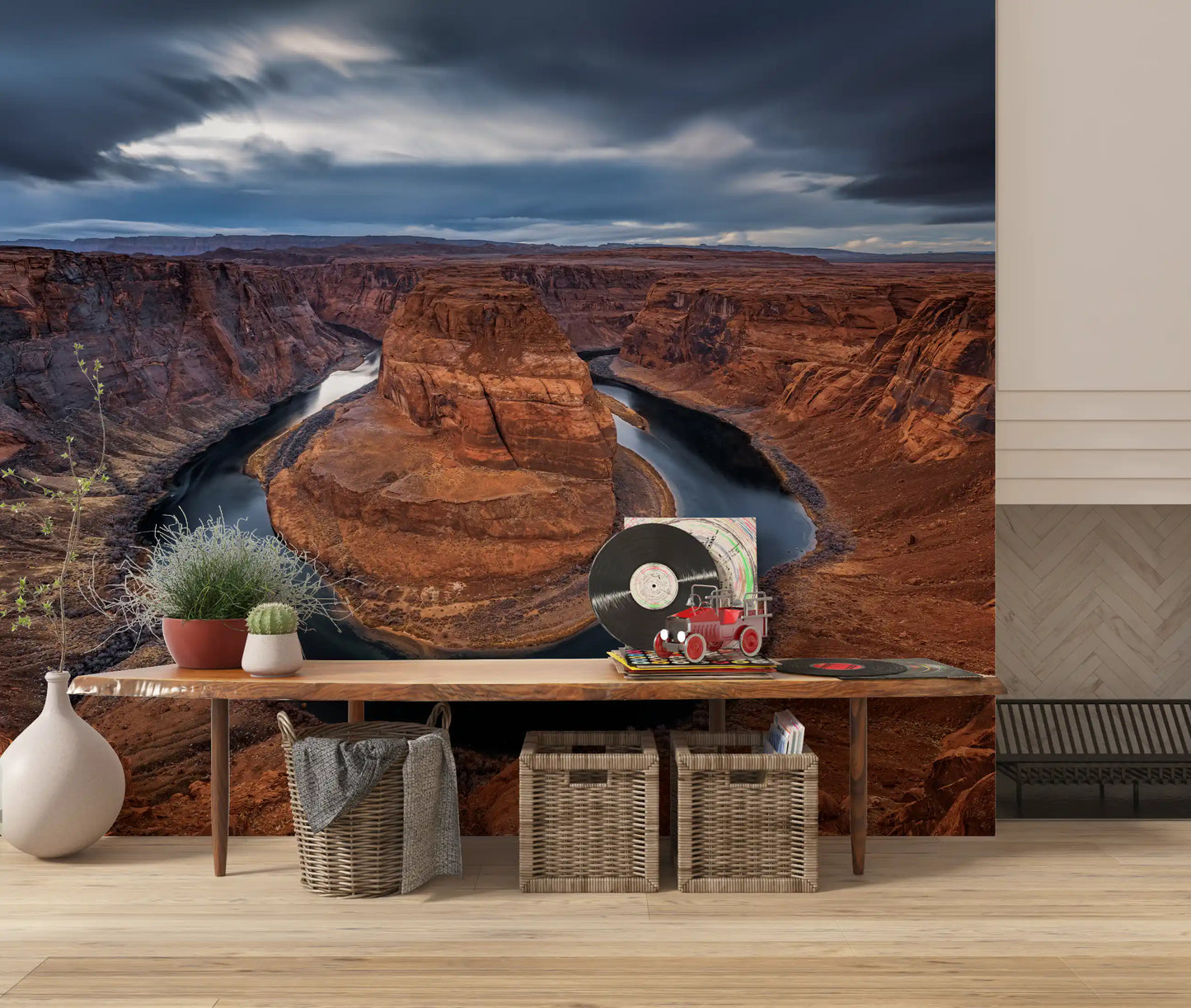 Majestic Horseshoe Bend Canyon Vista Wall Mural