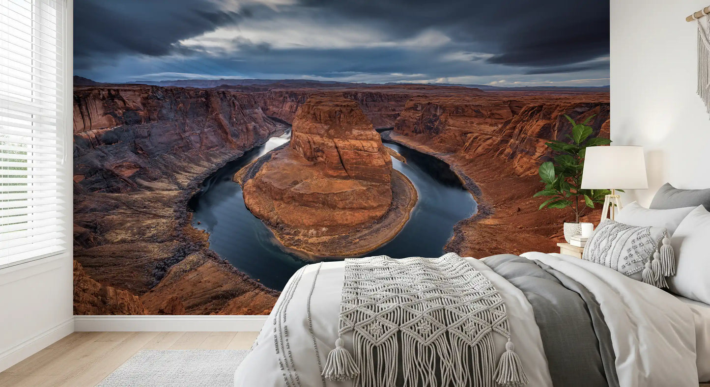 Majestic Horseshoe Bend Canyon Vista Wall Mural
