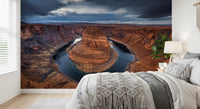 Majestic Horseshoe Bend Canyon Vista Wall Mural