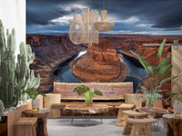 Majestic Horseshoe Bend Canyon Vista Wall Mural