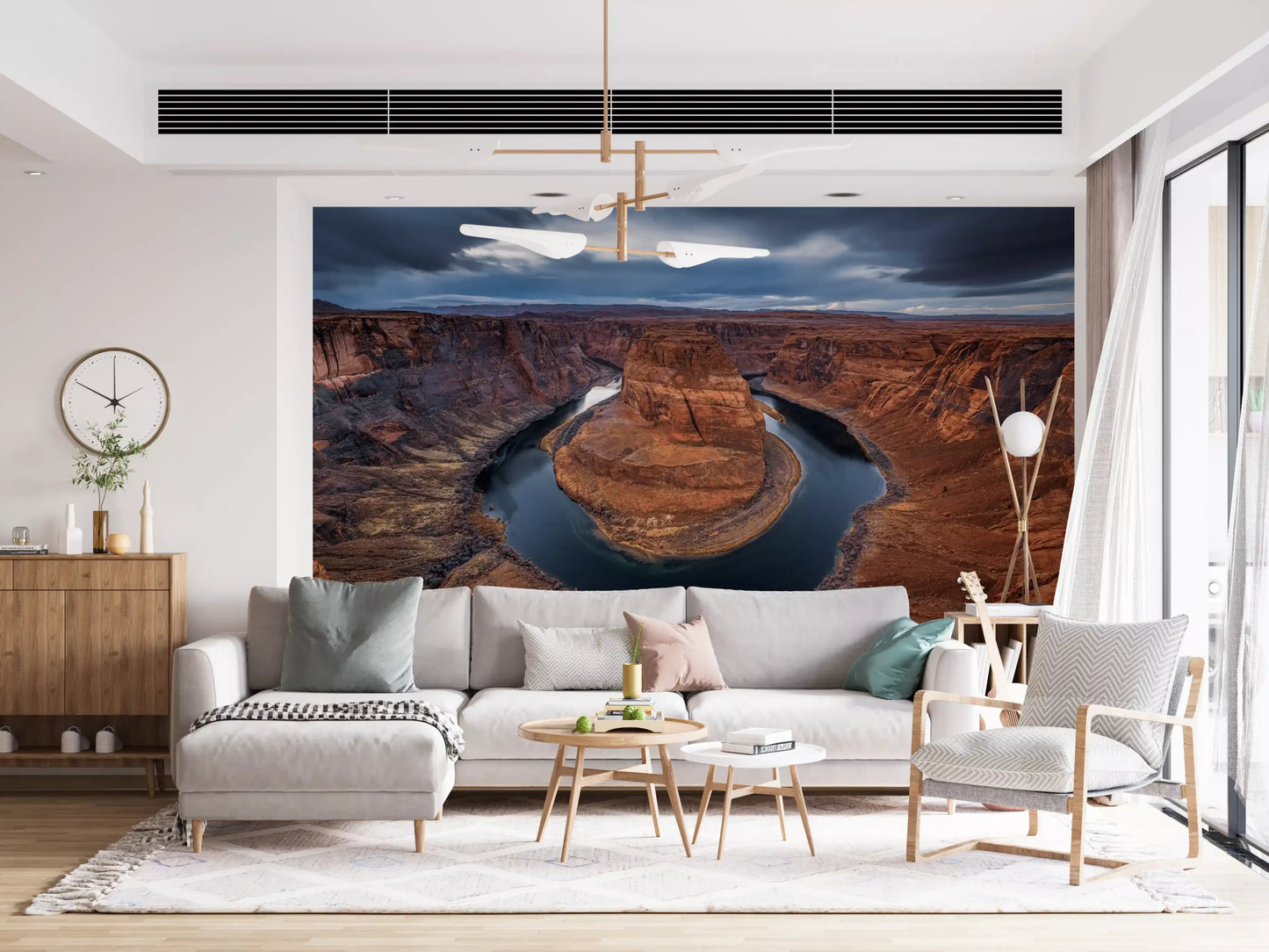 Majestic Horseshoe Bend Canyon Vista Wall Mural