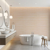 Pastel Abstract Sketch Geometric Checks Wallpaper⁠