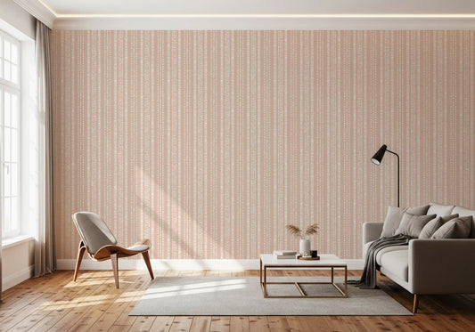 Minimalist Painted Vertical Stripe Wallpaper⁠