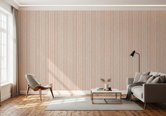 Minimalist Painted Vertical Stripe Wallpaper⁠