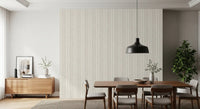 Stitched Neutral Stripe Pattern Wallpaper⁠