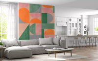 Arcos geométricos modernos Wall Mural