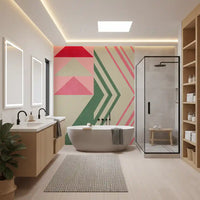 Harmonia do Triângulo Geométrico Wall Mural