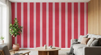 Candy Striped Vertical Texture Wall Mural