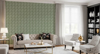 Zellige Style Tiles -  Celadon Wallpaper⁠