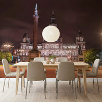 Glasgow City Chambers Nightscape Wall Mural