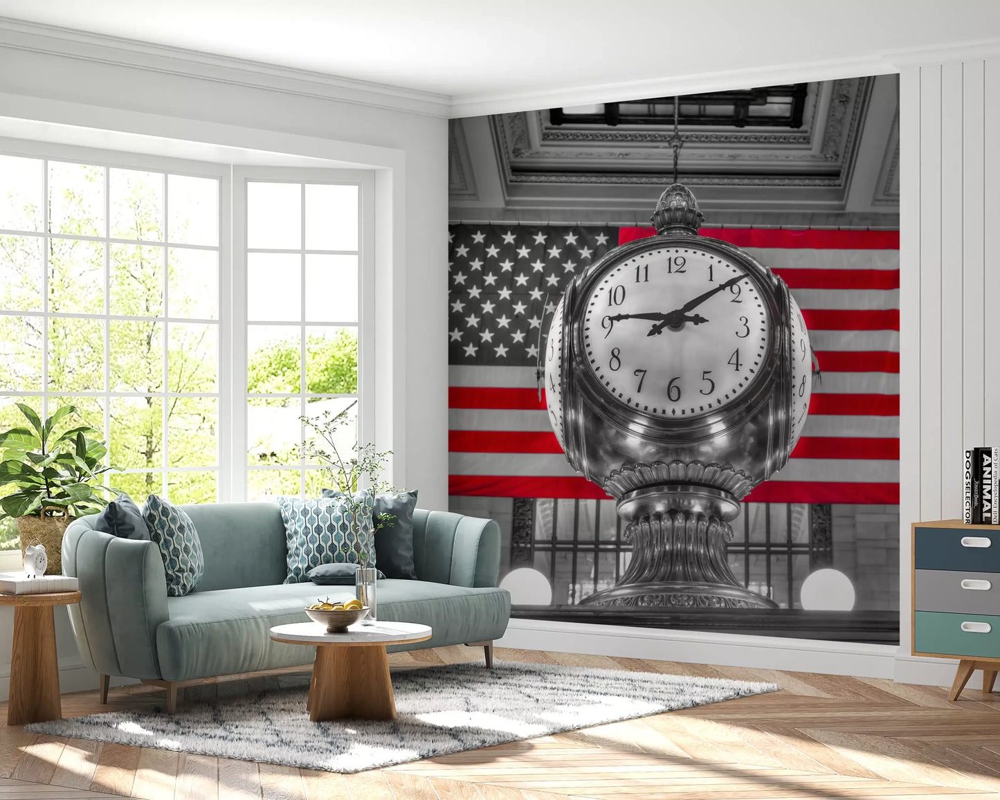 Iconic Grand Terminal Timepiece Wall Mural