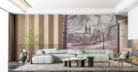 Central Park Skyline Promenade Wall Mural