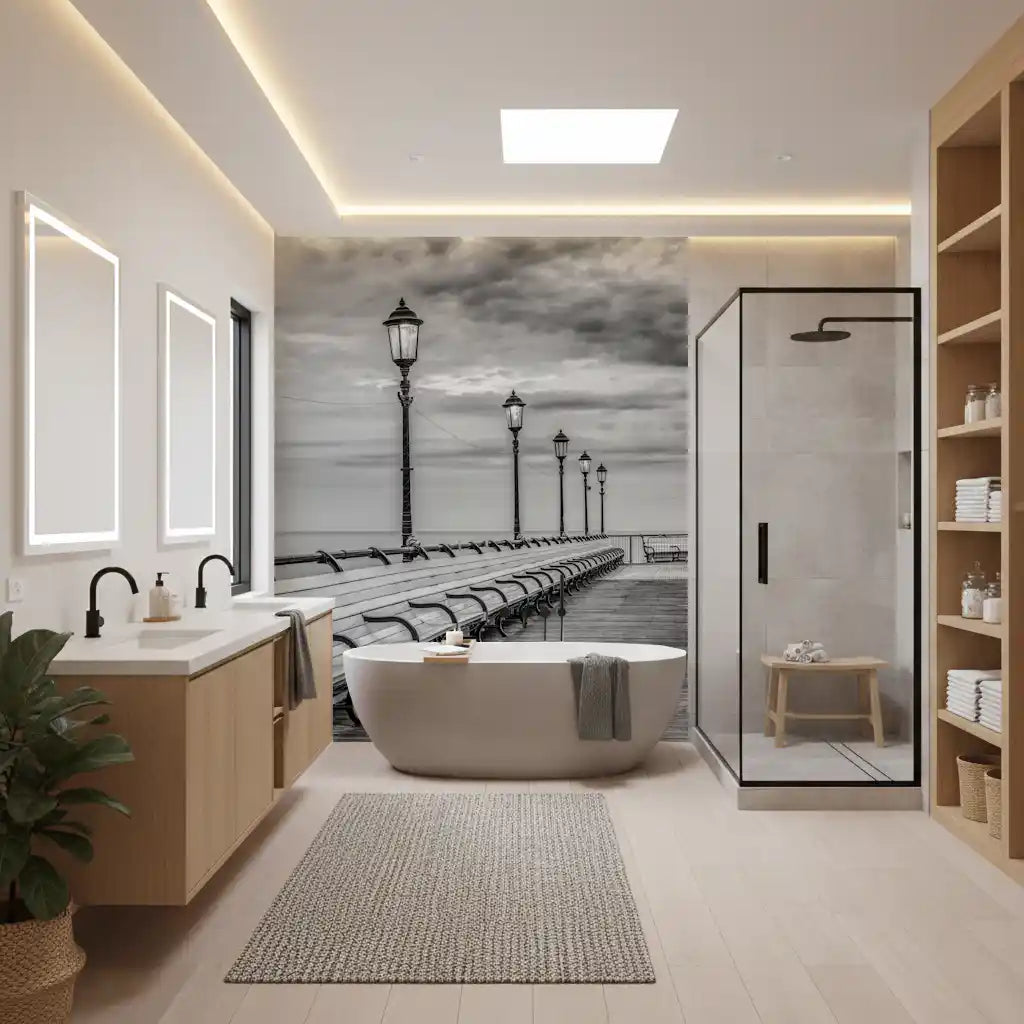 Victorian Pier Promenade Wall Mural