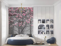 Spring Magnolia Urban Bloom Wall Mural