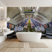 Metropolitan Underground Transit Wall Mural