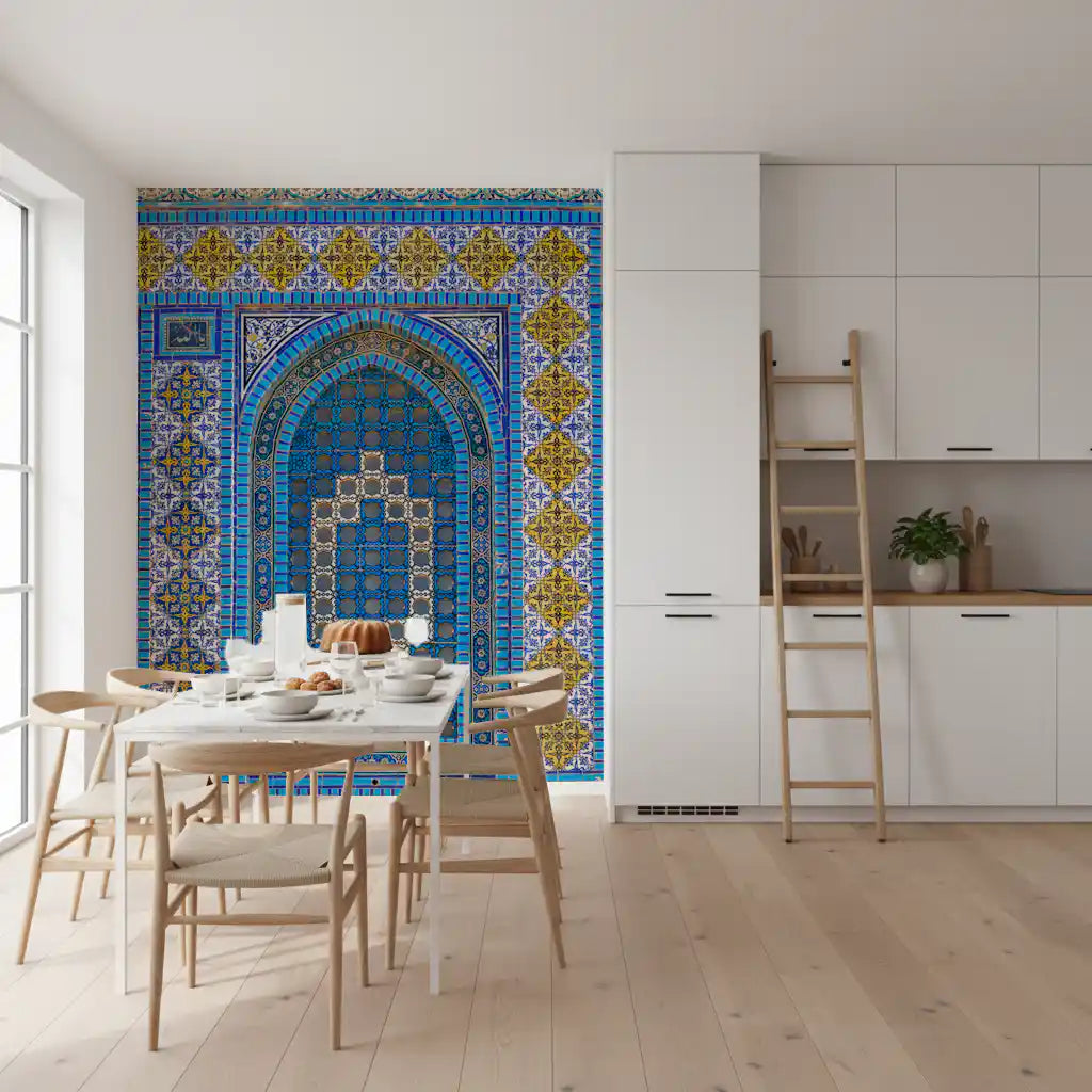 Middle Eastern Mosaic Arch Wall Mural