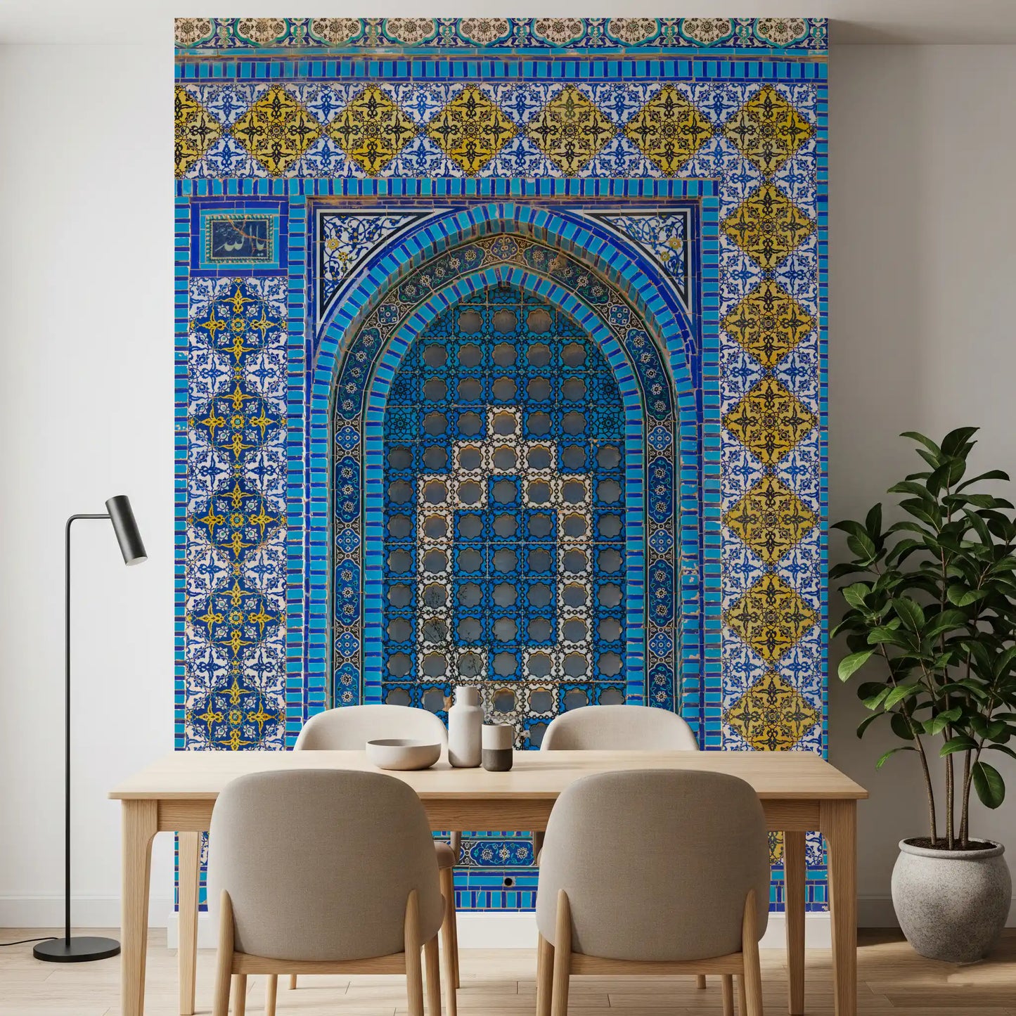 Middle Eastern Mosaic Arch Wall Mural