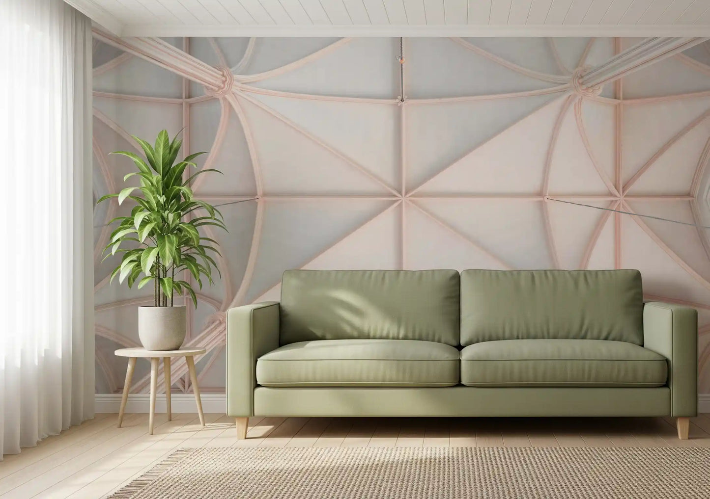 Gothic Vaulted Ceilings Wall Mural