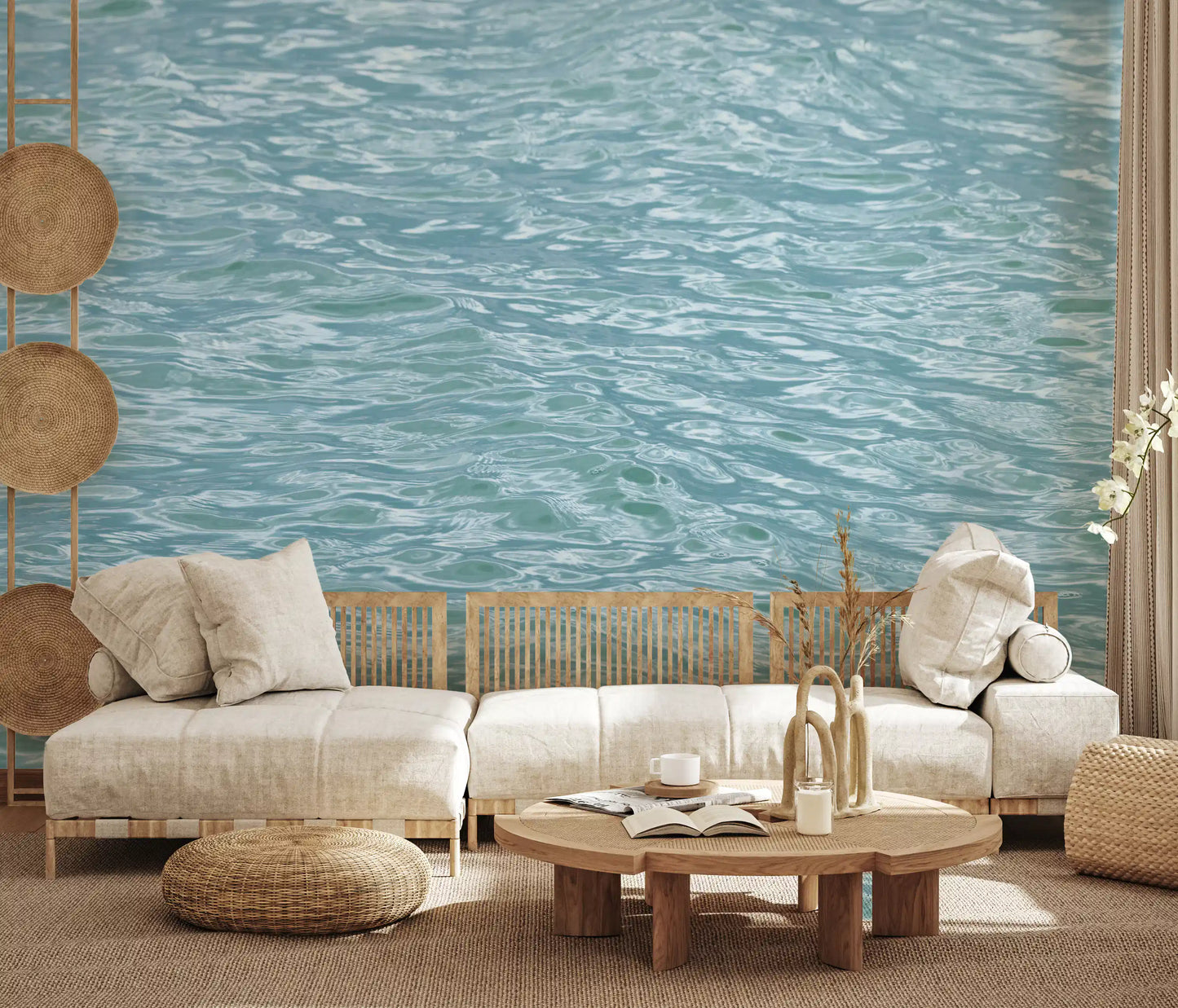 Glacial Ripples Aquatic Surface Wall Mural