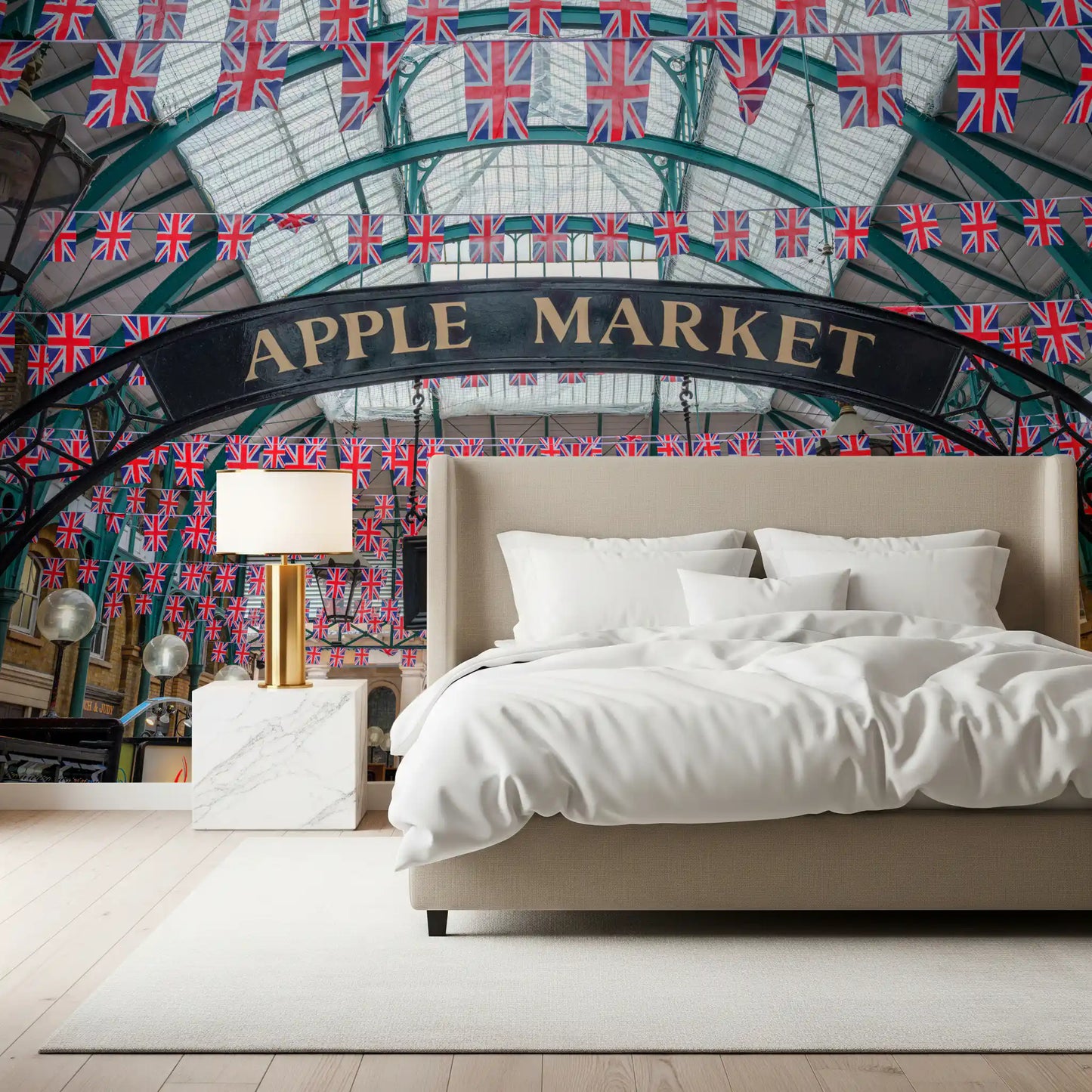 Covent Garden Union Jack Celebration Wall Mural