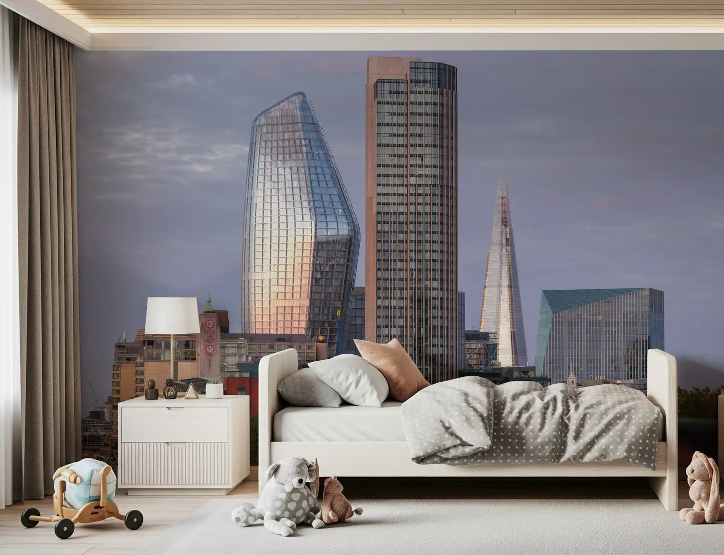 London Metropolitan Skyline Vista Wall Mural