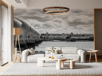 Thames Flood Barrier View Wall Mural