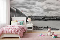 Thames Flood Barrier View Wall Mural