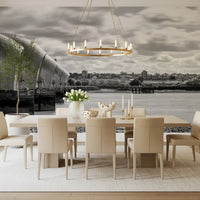 Thames Flood Barrier View Wall Mural
